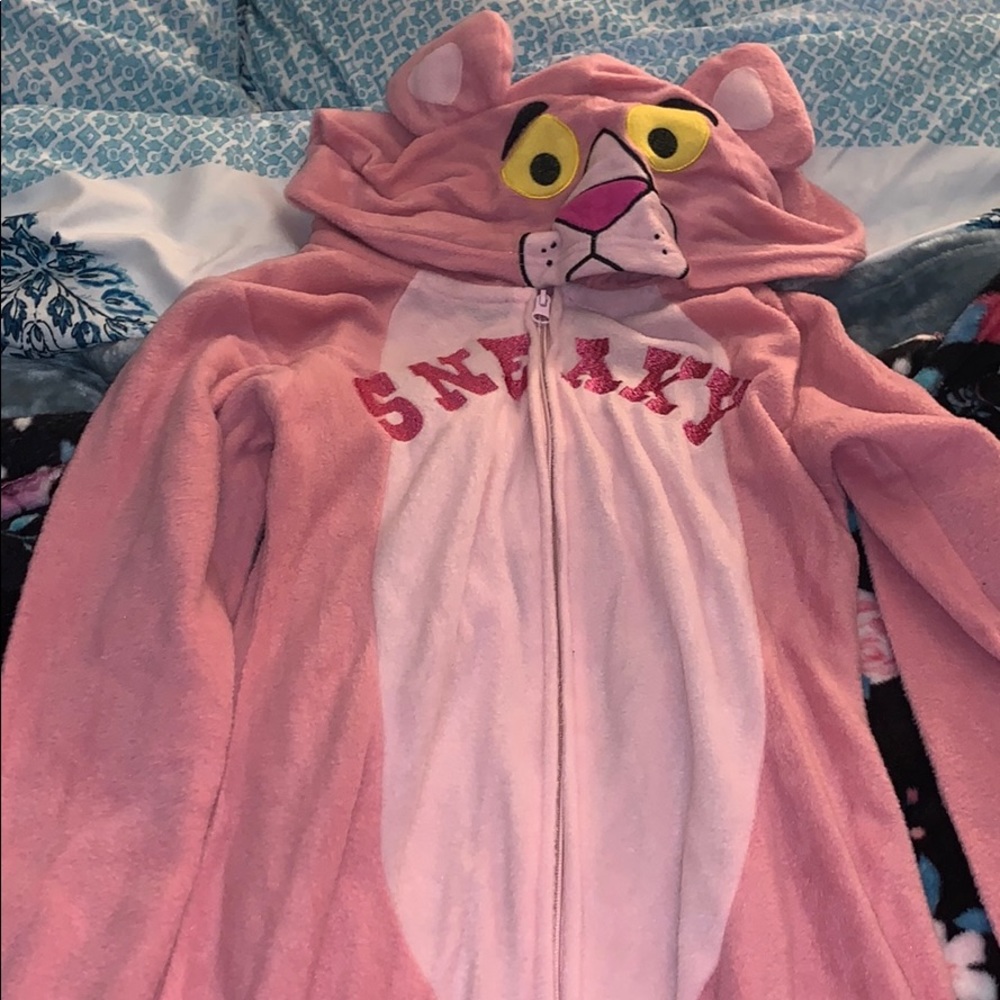 Pink Panther Footie Pajamas